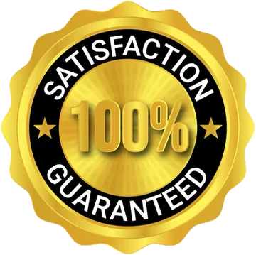 Sello de garantía: satisfacción 100% garantizada